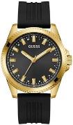 Guess Herreur GW0639G2 Champ Sort/Gummi Ø44 mm