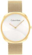 Calvin Klein Dameur 1685215 Classic Sølvfarvet/Gul guldtonet stål