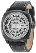 Police Herreur R1451290002 Speed Head Hvid/Læder Ø49 mm