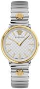 Versace Dameur VE8104922 V Circle Sølvfarvet/Stål Ø38 mm