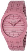 Gucci 25H Dameur YA163314 Rosa/Stål Ø40 mm