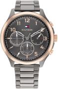 Tommy Hilfiger Herreur 1791871 Asher Grå/Stål Ø44 mm