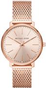 Michael Kors Dameur MK4340 Pyper Rosa guldfarvet/Rosaguldtonet stål