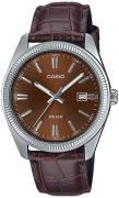 Casio Herreur MTP-1302PL-5AVEF Timeless Collection Brun/Læder Ø44.2