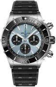 Breitling Herreur PB0136251C1S1 Super Chronomat B01 44 Blå/Gummi