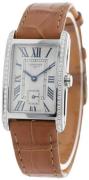 Longines Dameur L5.512.0.71.4 Dolcevita Sølvfarvet/Læder