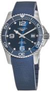 Longines Herreur L3.781.4.96.9 Hydroconquest Blå/Gummi Ø41 mm
