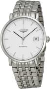 Longines Herreur L4.810.4.12.6 Elegant Hvid/Stål Ø37 mm