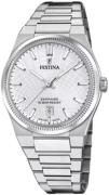 Festina Herreur F20051-1 Swiss Made Sølvfarvet/Stål Ø40 mm