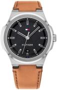 Tommy Hilfiger Herreur 1791650 Sort/Læder Ø39 mm