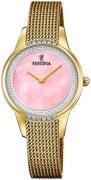 Festina Dameur F20495-2 Mademoiselle Rosa/Gul guldtonet stål Ø30.2