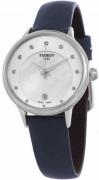 Tissot Dameur T133.210.16.116.00 T-Lady Hvid/Læder Ø33.17 mm