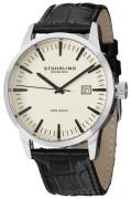 Stührling Original Herreur 555A.03 Classic Ascot Beige/Læder Ø42 mm