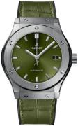 Hublot Herreur 511.NX.8970.LR Classic Fusion Grøn/Gummi Ø45 mm