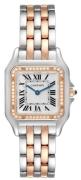 Cartier Dameur W3PN0007 Panthere De Sølvfarvet/18 karat rosa guld