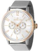 Invicta Herreur 47595 Specialty Sølvfarvet/Stål Ø44 mm
