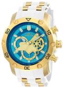 Invicta Herreur 23423 Pro Diver Blå/Gul guldtonet stål Ø49 mm