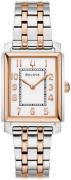 Bulova Dameur 98L328 Sutton Hvid/Rosaguldtonet stål