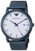 Emporio Armani Herreur AR11025 Dress Hvid/Stål Ø46 mm