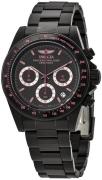 Invicta Herreur 27773 Speedway Sort/Stål Ø39.5 mm