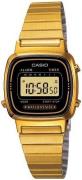 Casio Dameur LA-670WGA-1DF Classic LCD/Gul guldtonet stål 25x30 mm