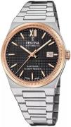 Festina Herreur F20030-3 Swiss Made Sort/Stål Ø40 mm