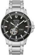 Bulova Herreur 96A290 Marine Star Sort/Stål Ø45 mm