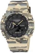 Casio Herreur GA-2100CM-5AER G-Shock Sort/Gummi Ø51.9 mm