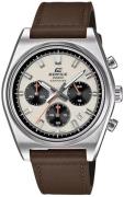 Casio Herreur EFB-730L-7AVUEF Edifice  Beige/Læder Ø40 mm