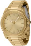 Invicta Herreur 46840 Speedway Guld/Gul guldtonet stål Ø42 mm