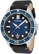 Invicta Herreur 33515 Vintage Blå/Læder Ø44 mm