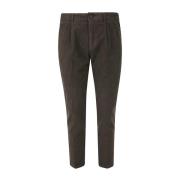 PRINCE CHINOS TROUSERSWITH PENCES IN VELVET
