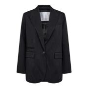 Co`couture Idacc Pin Single Oversi Blazer Blazer 30085 Dark Grey