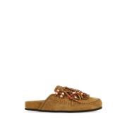 Biscuit Suede Mountain Slippers
