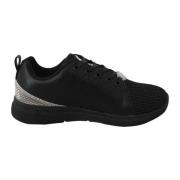 Sort Polyester Runner Gisella Sneakers Sko