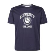 College Print Crewneck T-Shirt