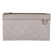 Pre-owned Blå Lærred LV Clutch