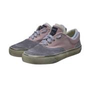Lave Top Sneakers i Pewter/Light Pink