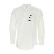 Hvid Poplin Skjorte - Klassisk Stil