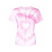 Pink Tie Dye Crewneck T-Shirt