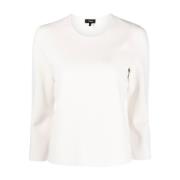 Theory Sweaters White