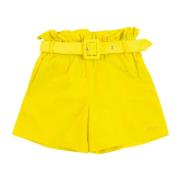 Tessuto Yellow Shorts