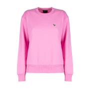 Neon Pink Zebra Sweatshirt