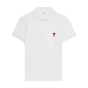 Bomuld Polo Shirt - Hvid