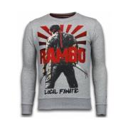 Rambo Rhinestone Sweater - Herre Trøje - 5910A