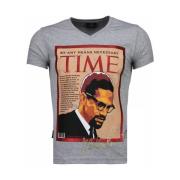 Malcolm X Time - Herre T-Shirt - 4294G