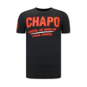 EL Chapo Cartel de Sinaloa Herre T-Shirt