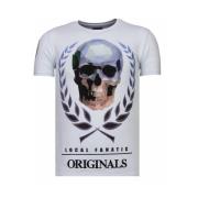 Skull Originals Rhinestone - Herre T-shirt - 13-6224W