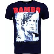 Rambo Rhinestone - Herre T-Shirt - 4776NB