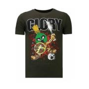 Glory Martial Rhinestone - Herre T-shirt - 13-6232K